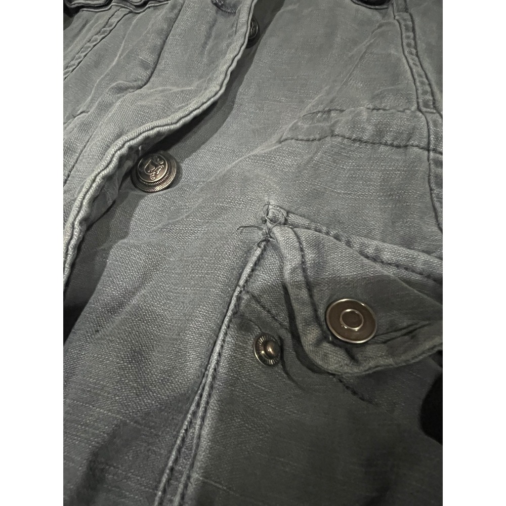 Free People Not Your Brother's Surplus Utility Jacket Charcoal Gray Womens XS - Picture 12 of 15
